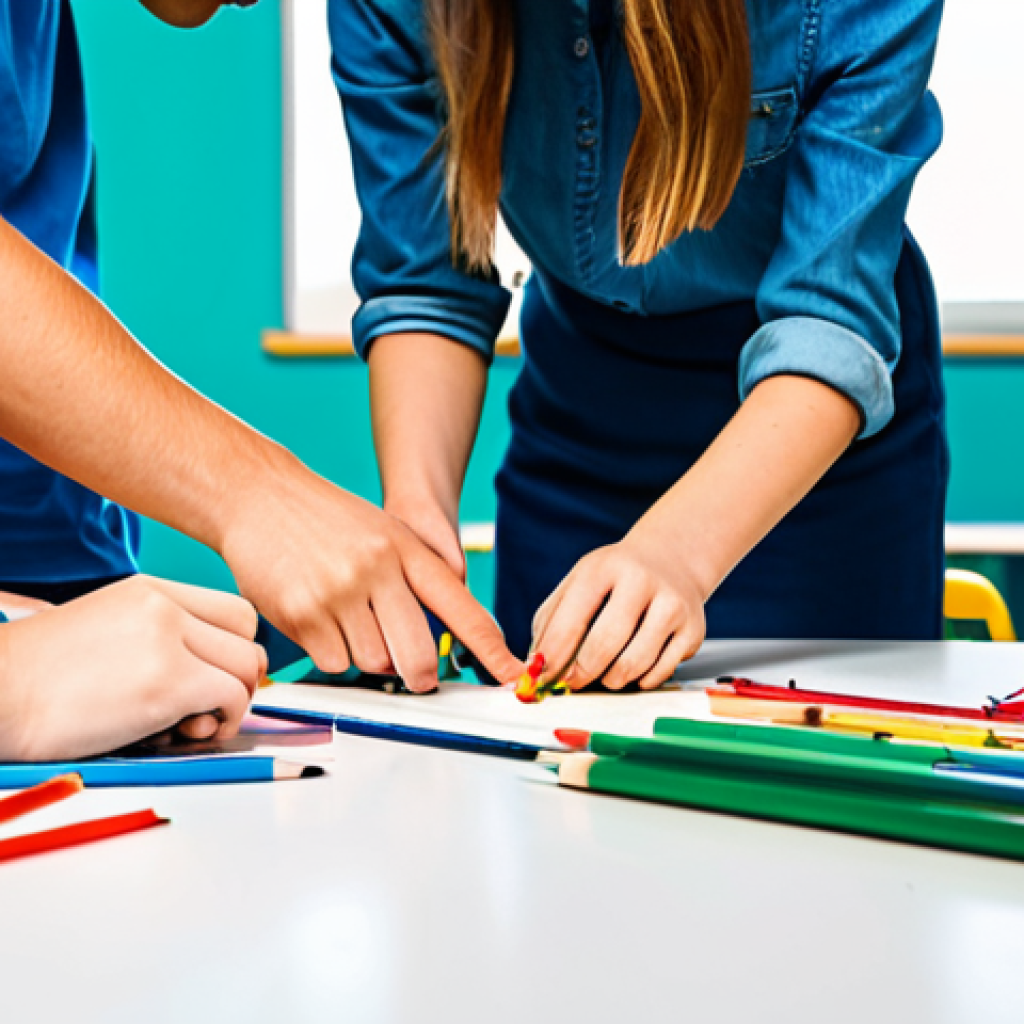 **

"A group of fully clothed young people participating in a creative workshop, experimenting with different art materials in a brightly lit studio, safe for work, appropriate content, professional setting, perfect anatomy, well-formed hands, natural body proportions, colorful background, modest attire, family-friendly, learning environment, exploring creativity."

**