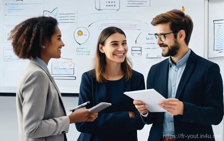 청소년지도사와 청소년 진로캠프 운영 - **Prompt:** A dynamic scene depicting five French teenagers (three girls, two boys, aged 14-16), dre...